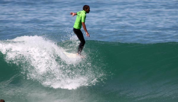 Gisborne surfer Daniel Procter &#8211; winner of the third event of the Hyundai Pro Longboard Tour completed at St Clair Beach, Dunedin today.